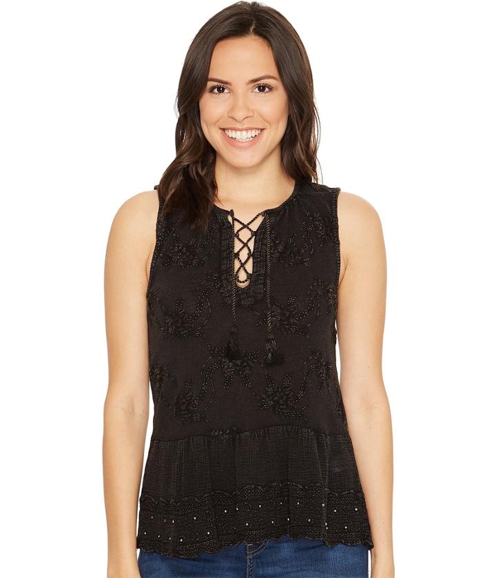 Lucky Brand - Washed Studded Tank Top