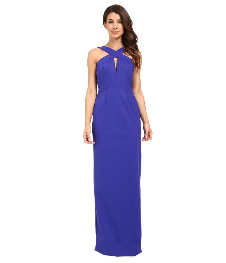 Adrianna Papell - Cross Front Column Dress
