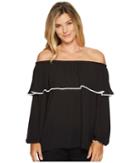 Vince Camuto - Long Sleeve Ruffled Off Shoulder Blouse