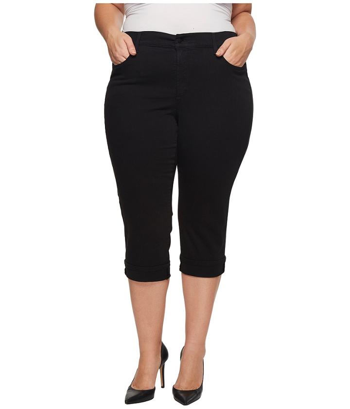 Nydj Plus Size - Plus Size Marilyn Crop Cuff In Black