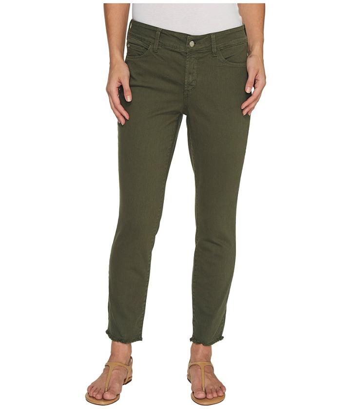 Nydj - Alina Ankle W/ Fray Hem In Topiary