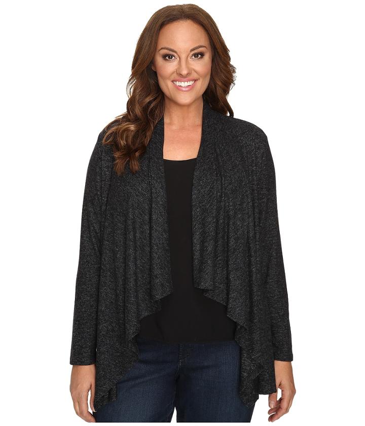 B Collection By Bobeau - Plus Size Amie Waterfall Cardigan
