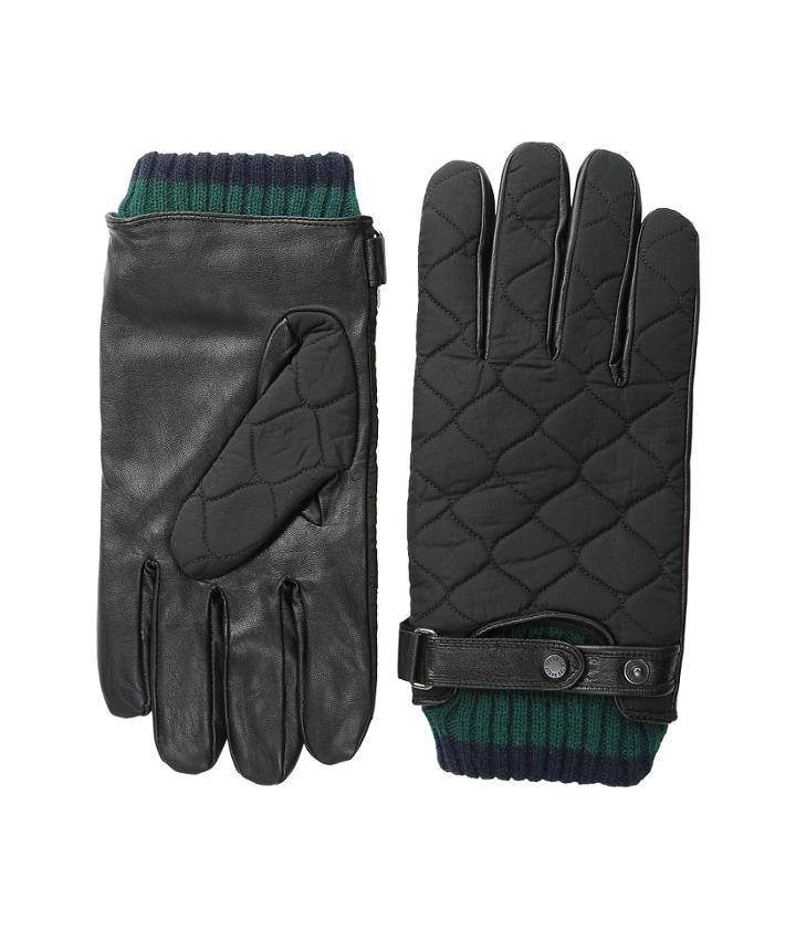 Ted Baker - Hofquil Quilted Nylon Leather Gloves