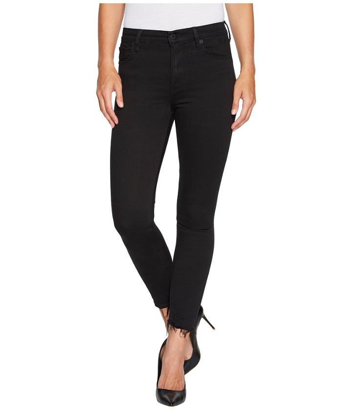 Lucky Brand - Bridgette Skinny In Black Destructed