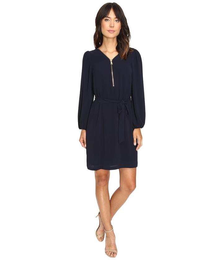 Christin Michaels - Jd Zip Front Shift Dress