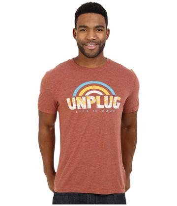 Life Is Good - Life Is Good Unplug Rainbow Cool Tee