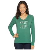 Life Is Good - Holly Jolly Long Sleeve Crusher Vee