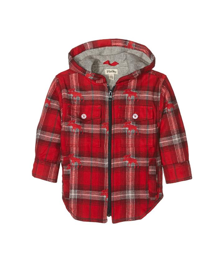 Hatley Kids - Plaid Flannel Hooded Jacket