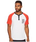 Original Penguin - Short Sleeve Color Block W/ Graphic Henley