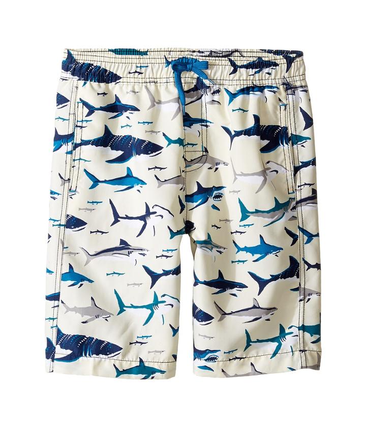 Hatley Kids - Toothy Sharks Swim Trunks