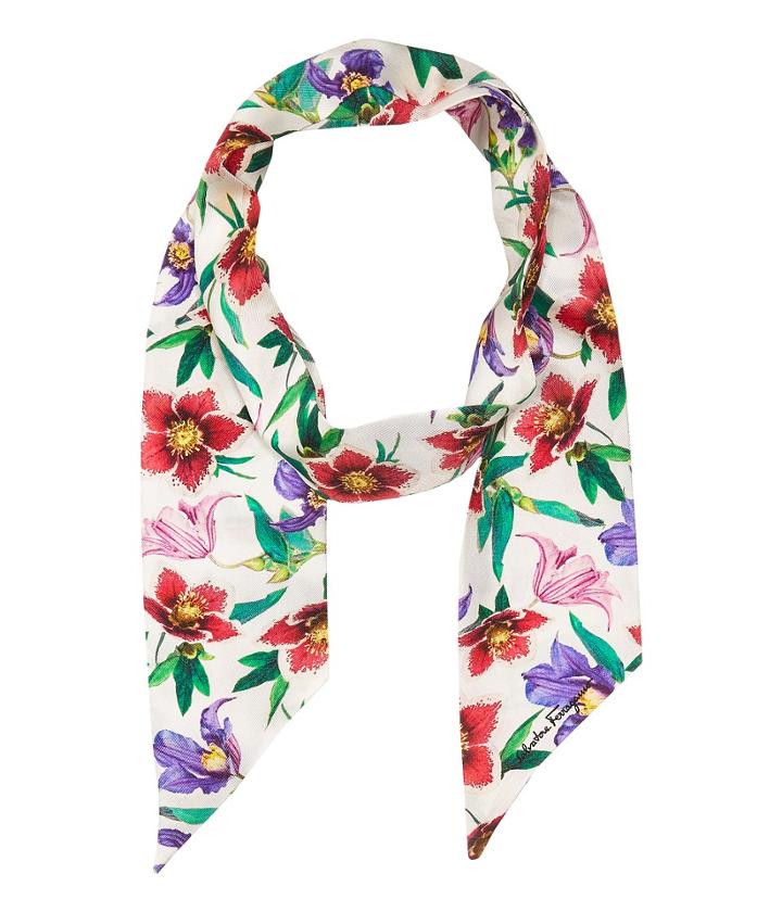 Salvatore Ferragamo - 327397 Tw Bouquet Scarf