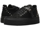 The Kooples - Reptile-effect Leather Platform Trainers