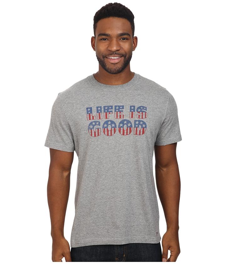 Life Is Good - Lig Stars And Stripes Crusher Tee