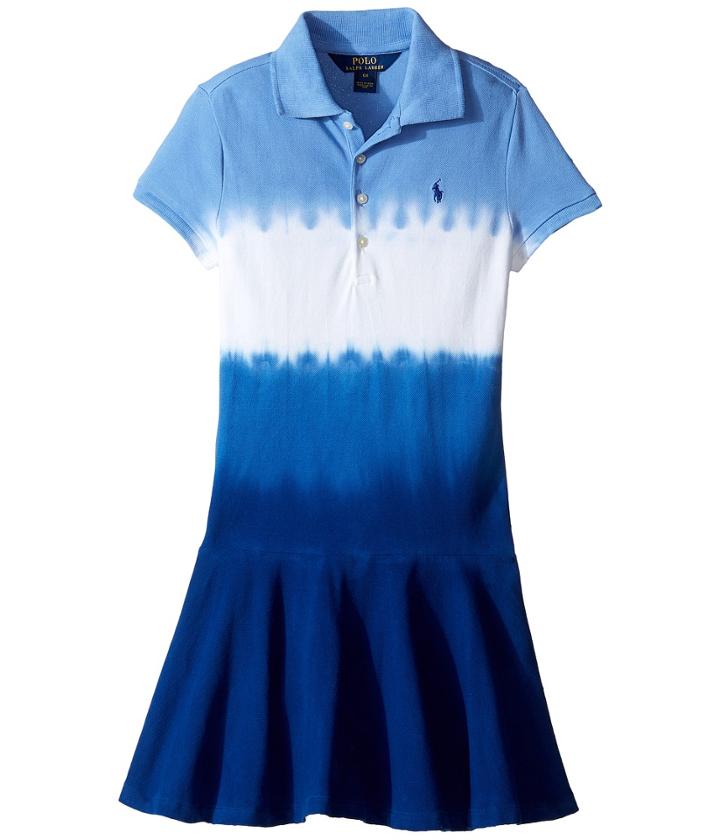 Polo Ralph Lauren Kids - Stretch Mesh Dip-dye Dress