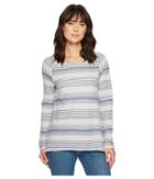 Dylan By True Grit - Maritime Yarn-dye Stripe Long Sleeve Raglan Sweatshirt