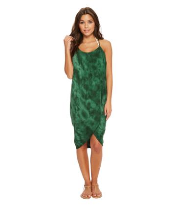 Green Dragon - Crystal Forest Genevieve Wrap Dress