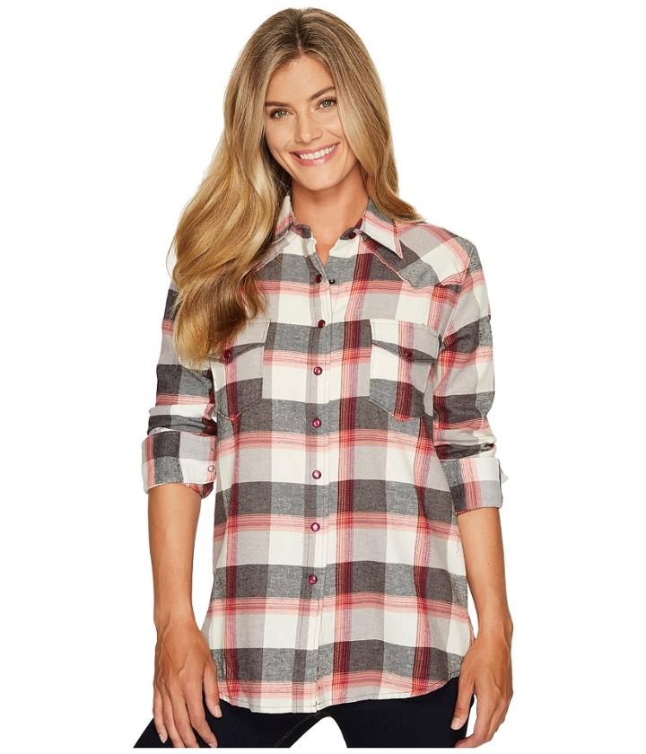 Cruel - Long Sleeve Boyfriend Fit Twill Plaid