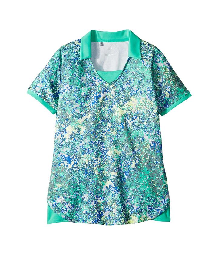 Adidas Golf Kids - Fashion Print Short Sleeve Polo