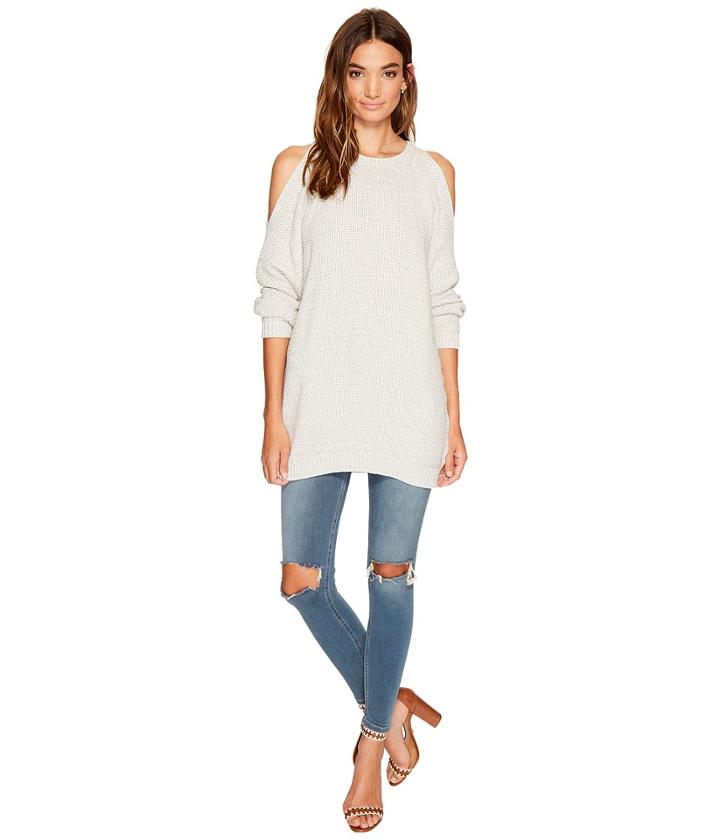 Bishop + Young - Cold Shoulder Tunic Sweater