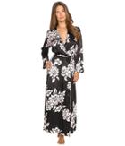 Oscar De La Renta - Printed Silky Charmuese Long Robe
