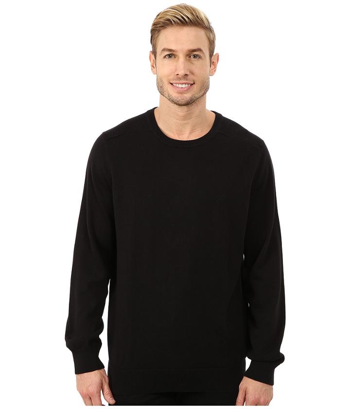 Nautica - Solid Crew Neck Sweater