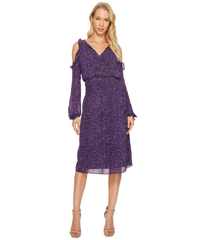 Michael Michael Kors - Tweed Cold Shoulder Dress