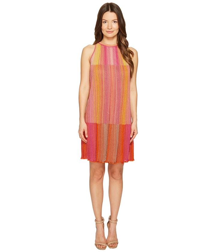 M Missoni - Multicolor Plisse Sleeveless Dress
