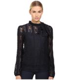 Red Valentino - Jersey Lace Blouse