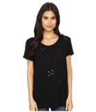 Culture Phit - Salona Short Sleeve Distressed Top