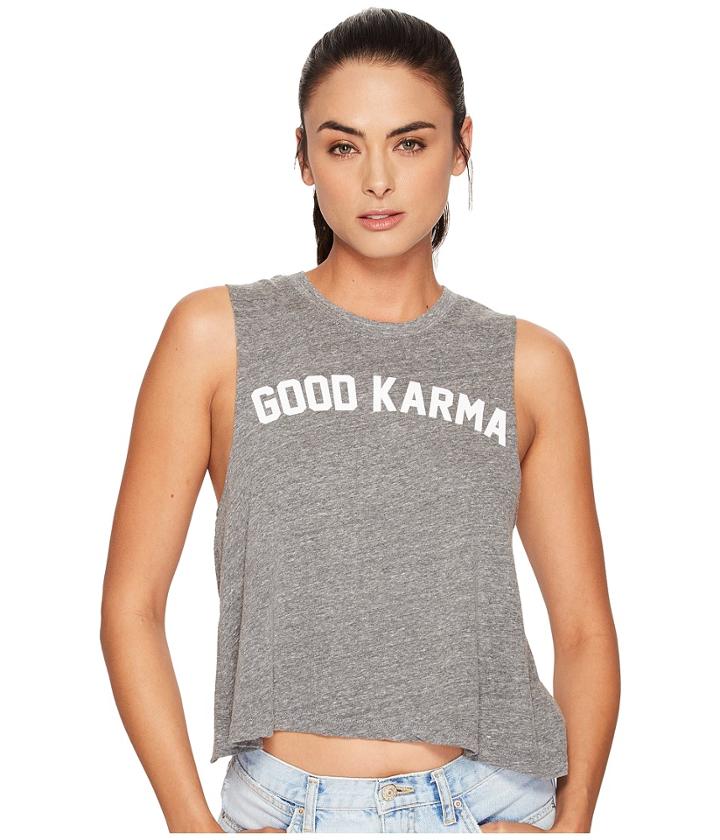 Spiritual Gangster - Good Karma Arch Crop Tank Top