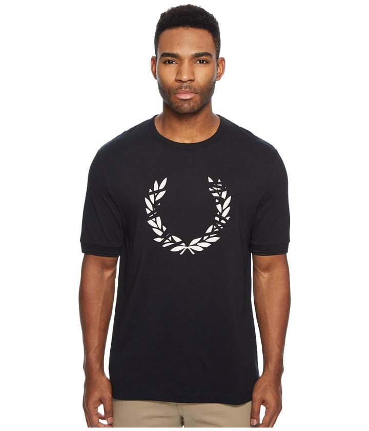 Fred Perry - Scratch Laurel Printed T-shirt