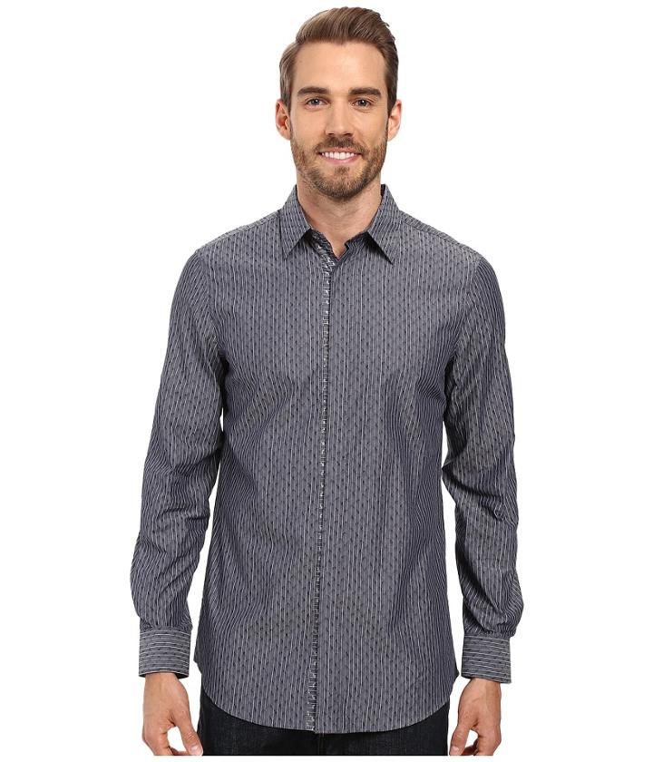 Perry Ellis - Slim Paisley Jacquard Shirt