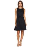 Tahari By Asl - Bow Detail Fit And Flare Dress
