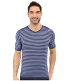 Agave Denim - Mighty Mo Short Sleeve Striped V-neck