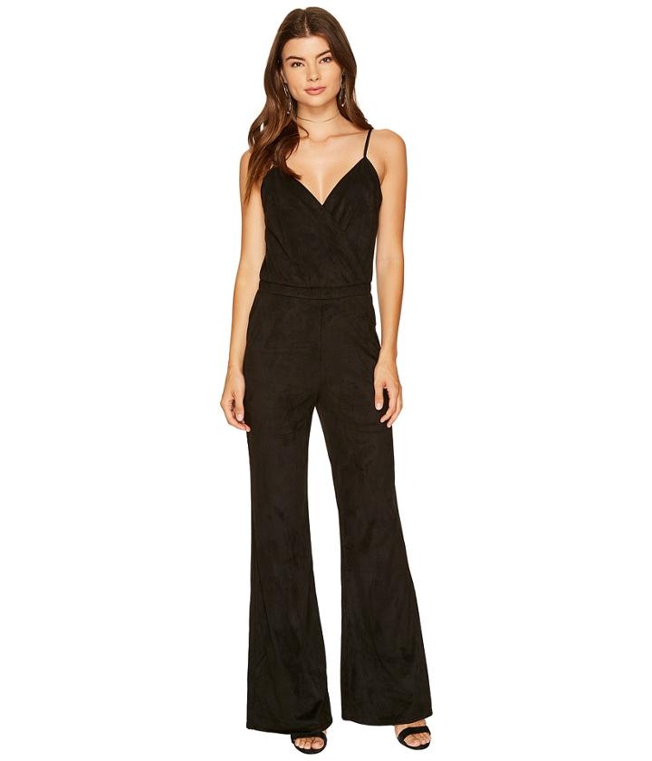 Jack By Bb Dakota - Gertrude Drapey Faux Suede Jumpsuit