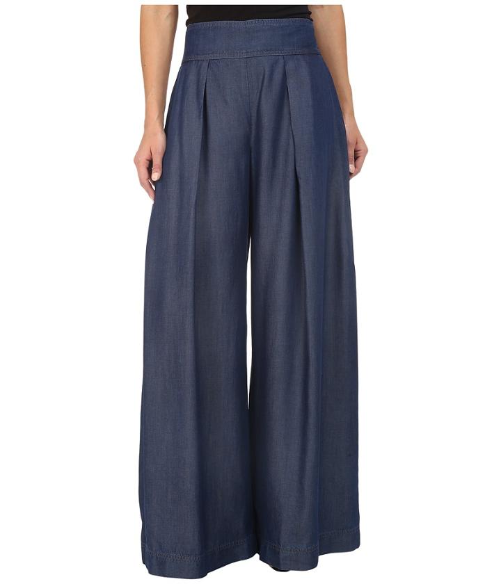 Nicole Miller - Chambray Skyscraper Pants