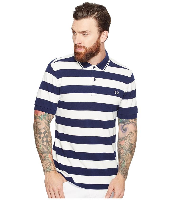 Fred Perry - Striped Pique Shirt