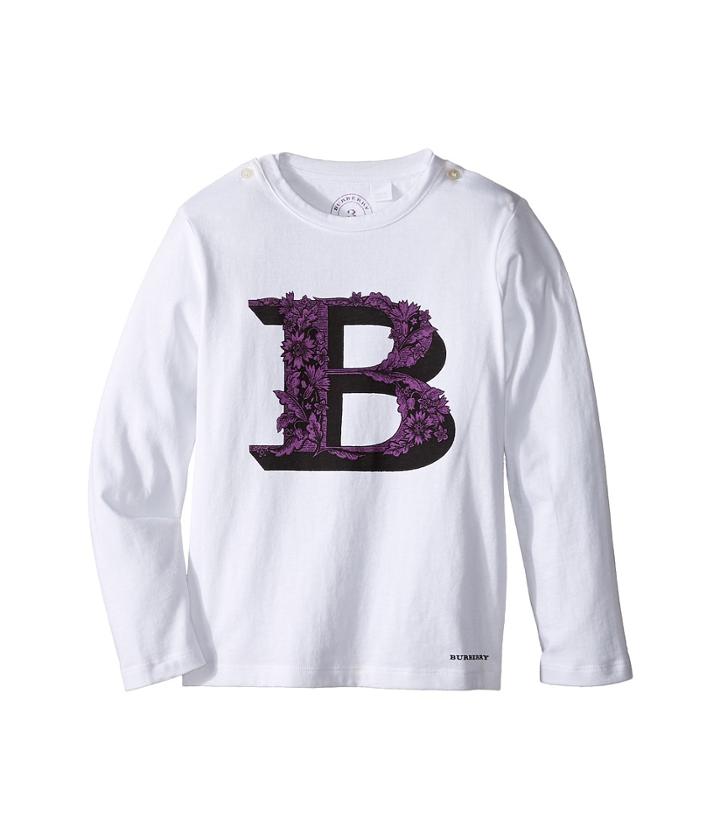 Burberry Kids - Graphic Long Sleeve Top