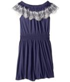 Ella Moss Girl - Lace Trim Jersey Dress