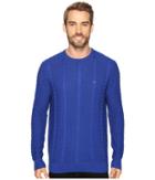 Lacoste - Long Sleeve Resort Cotton Cable Crew Neck