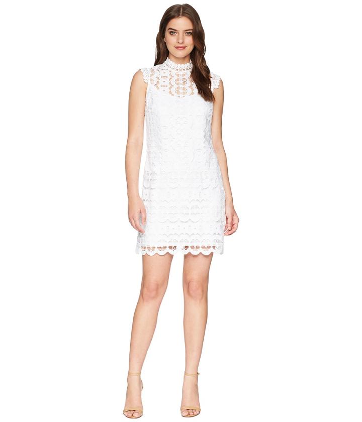 Laundry By Shelli Segal - Mock Neck Venise Shift Dress