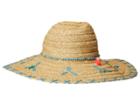 San Diego Hat Company - Ubl6805os Sun Brim W/ Turquoise Bead Trim