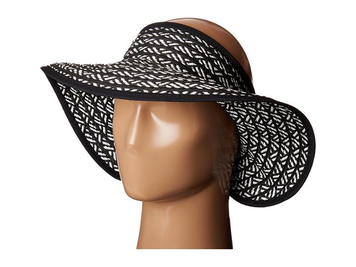 San Diego Hat Company - Ubv007 Adjustable Roll Up Visor With Ribbon Edge