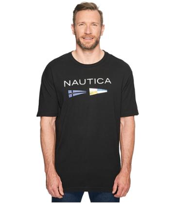 Nautica Big &amp; Tall - Big Tall Nautica Flags Tee