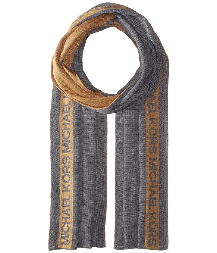 Michael Michael Kors - Reversible Michael Kors Side Stripe Muffler