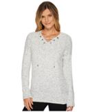 Calvin Klein - Flecked Lace-up Sweater