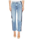 7 For All Mankind - Kiki Jeans W/ Shadow Side Seam In Gold Coast Waves