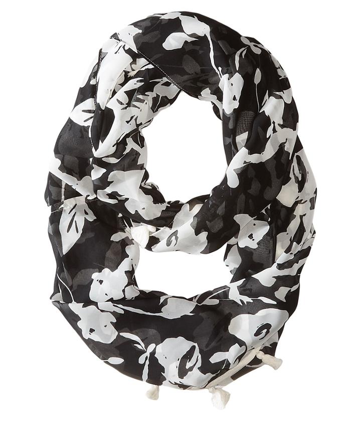 Calvin Klein - Inked Floral Infinity Scarf