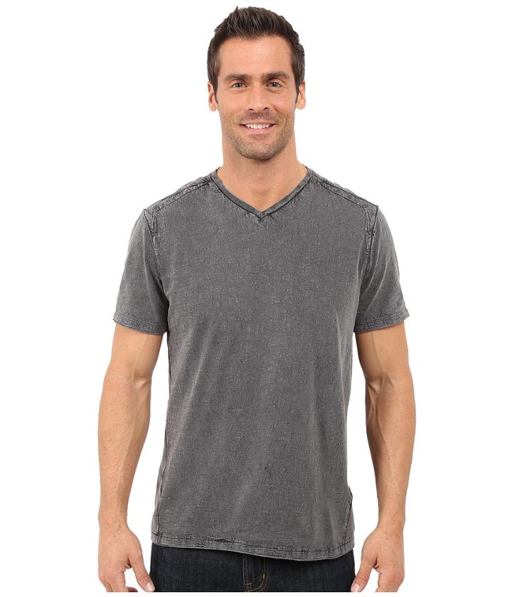 Calvin Klein Jeans - Acid Wash Jersey Slub V-neck T-shirt