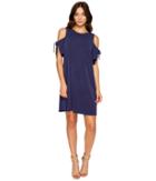 1.state - Cold Shoulder Dress W/ Sleeve Ties